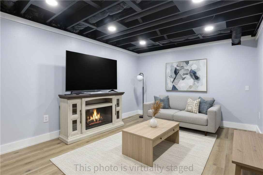56 Cove Road Canandaigua City, NY 14424 - Photo 29 of 47 Virtually Staged - Small finished room in the base
