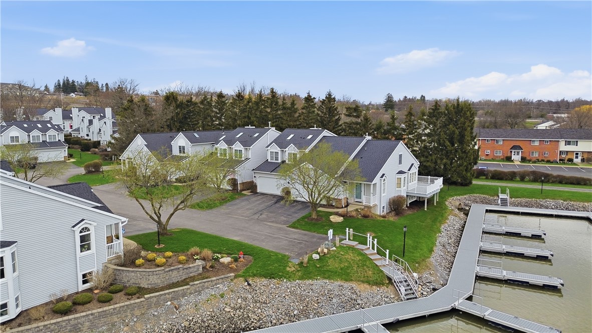 56 Cove Road Canandaigua City, NY 14424 - Photo 42 of 47 Aerial view of 56 Cove Road, Yacht Club Cove, Cana