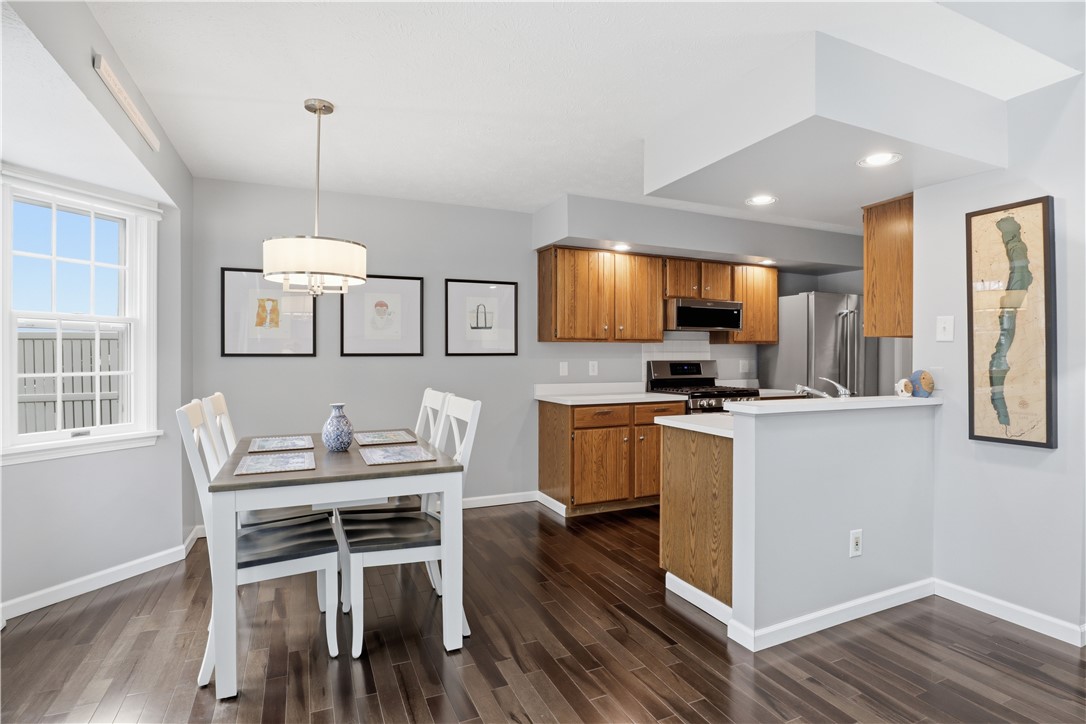 56 Cove Road Canandaigua City, NY 14424 - Photo 7 of 47 Dining area with Brazilian Hardwood flooring.