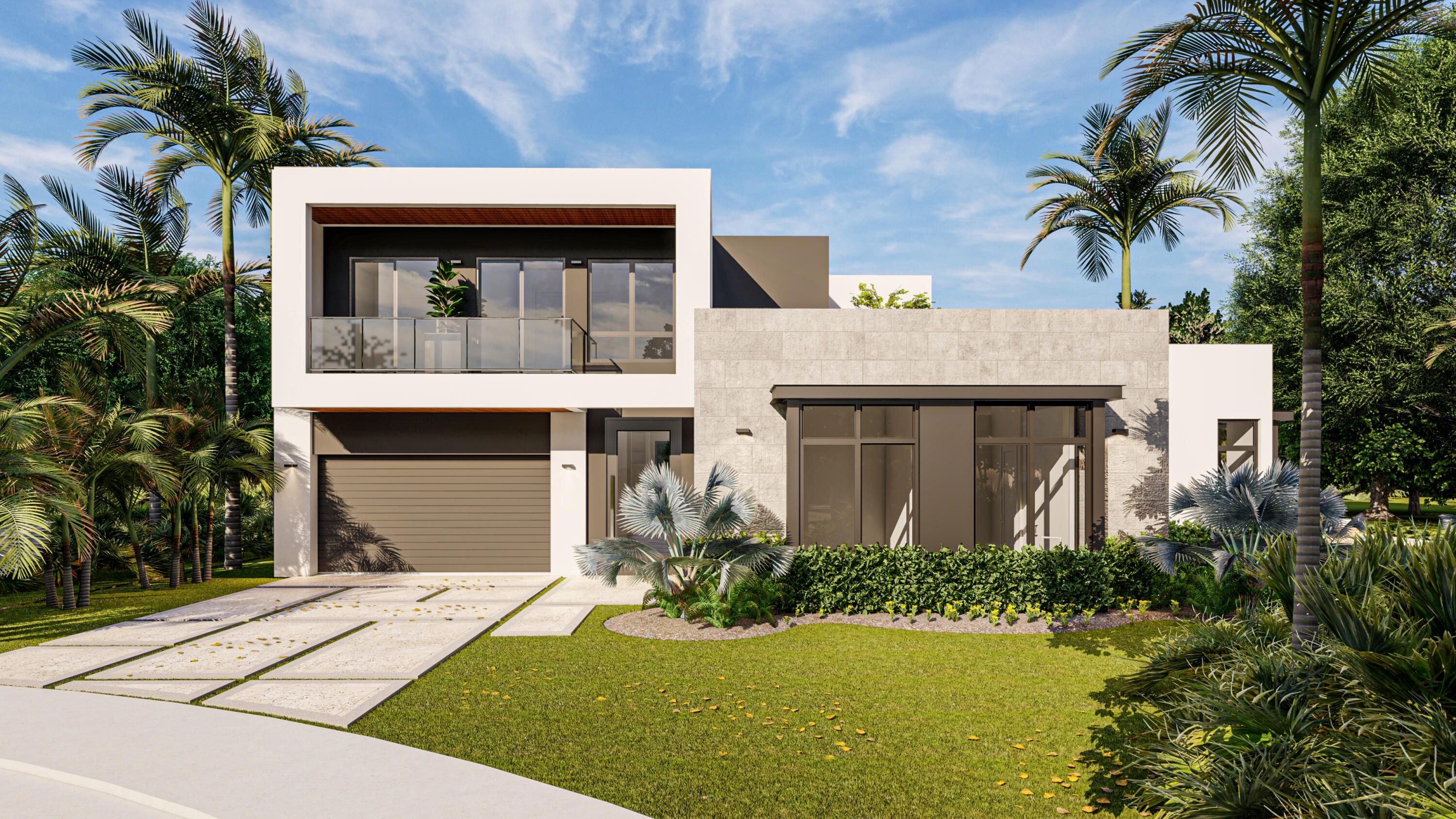 Banyan Front Elevation Rendering