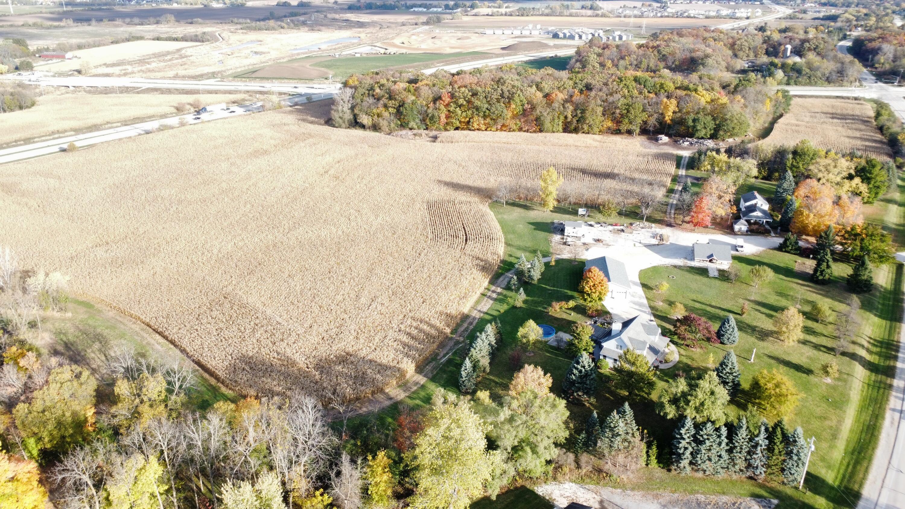 220 Old Green Bay Road Somers, WI 53144 - Photo 3 of 6 Looking NW Old Green Bay RD