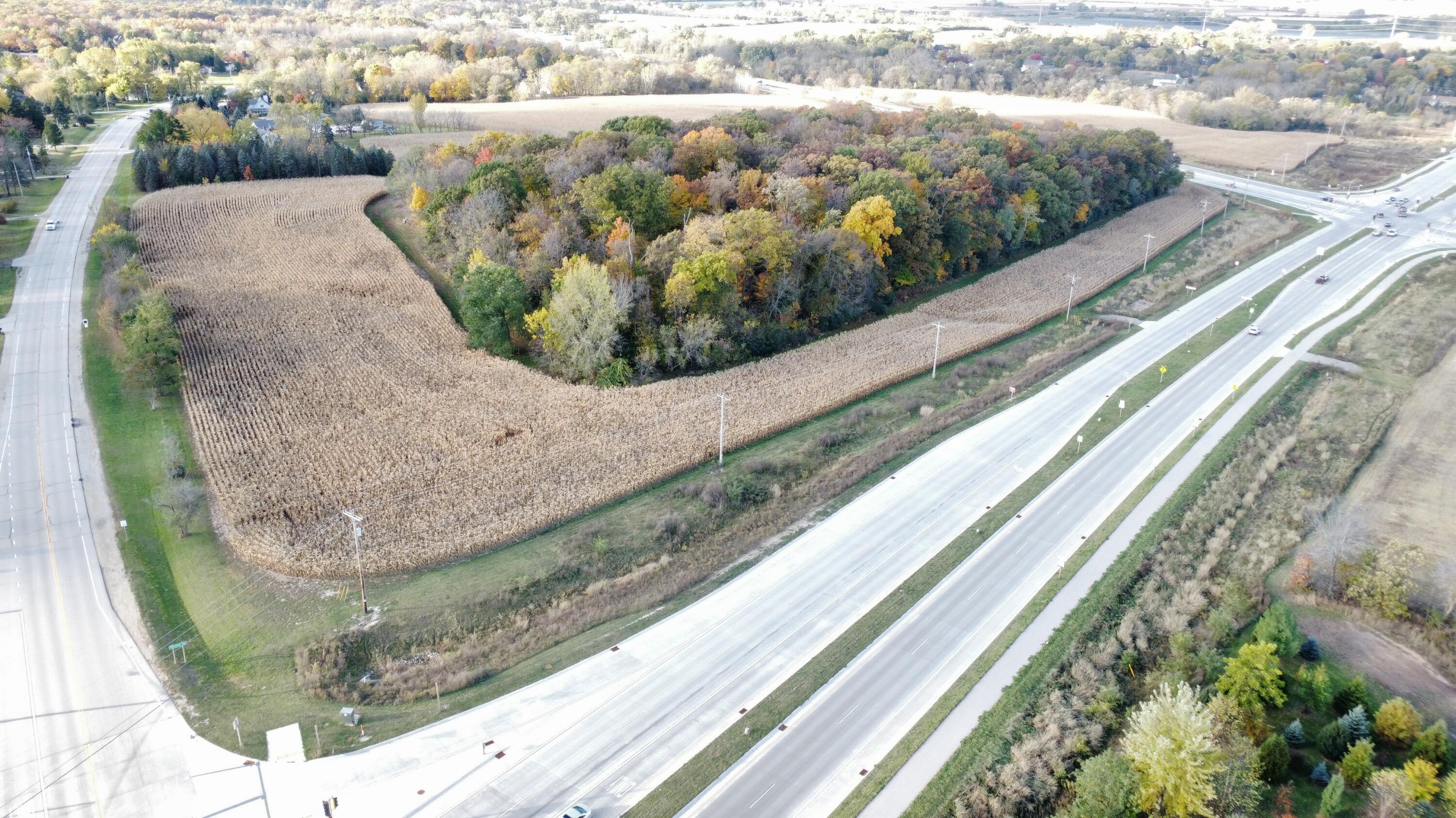 220 Old Green Bay Road Somers, WI 53144 - Photo 6 of 6 Looking SW KR & Old Green Bay Rd