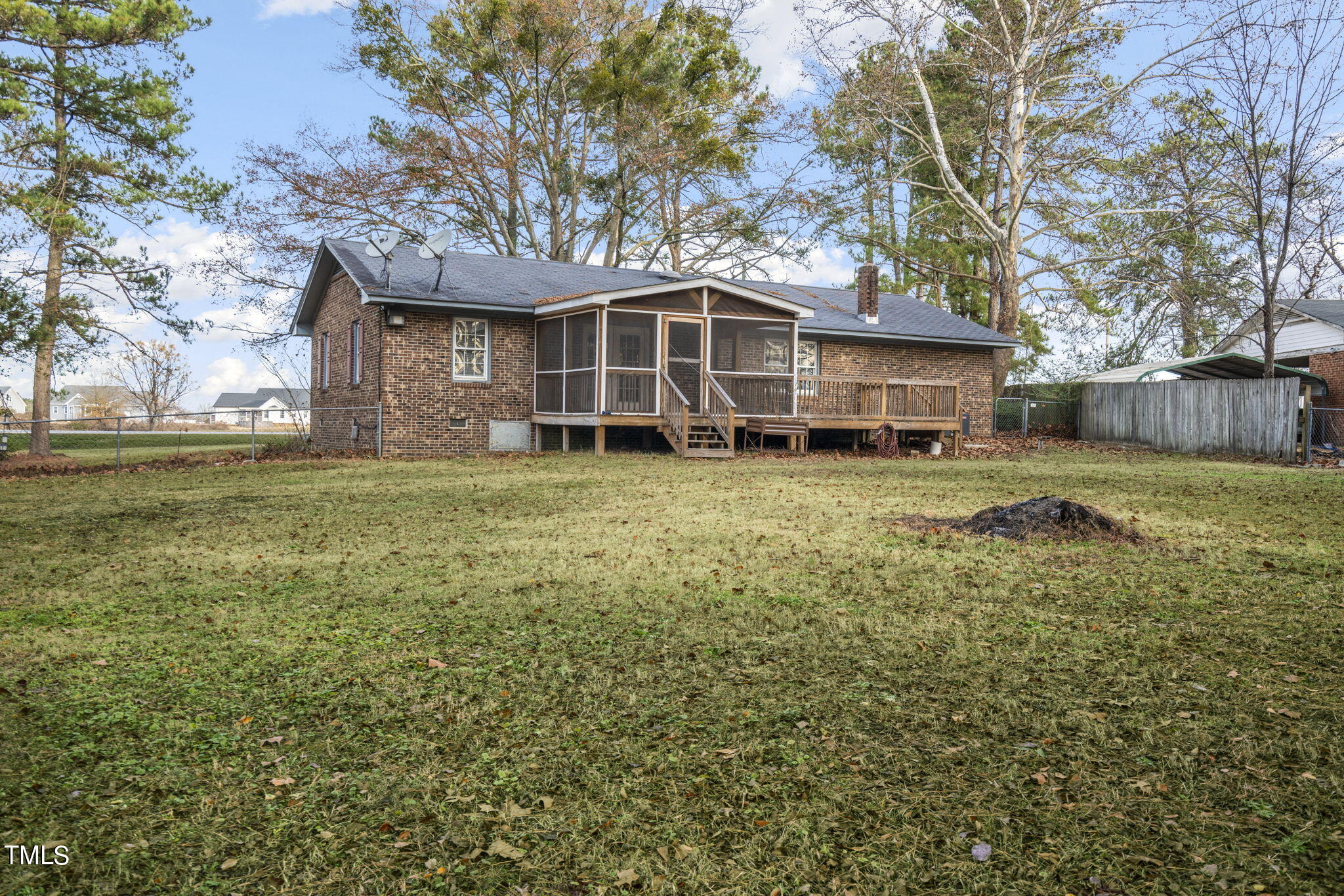 13573 Old Smithfield Road Sims, NC 27880 - Photo 24 of 33 a view of a house with a yard