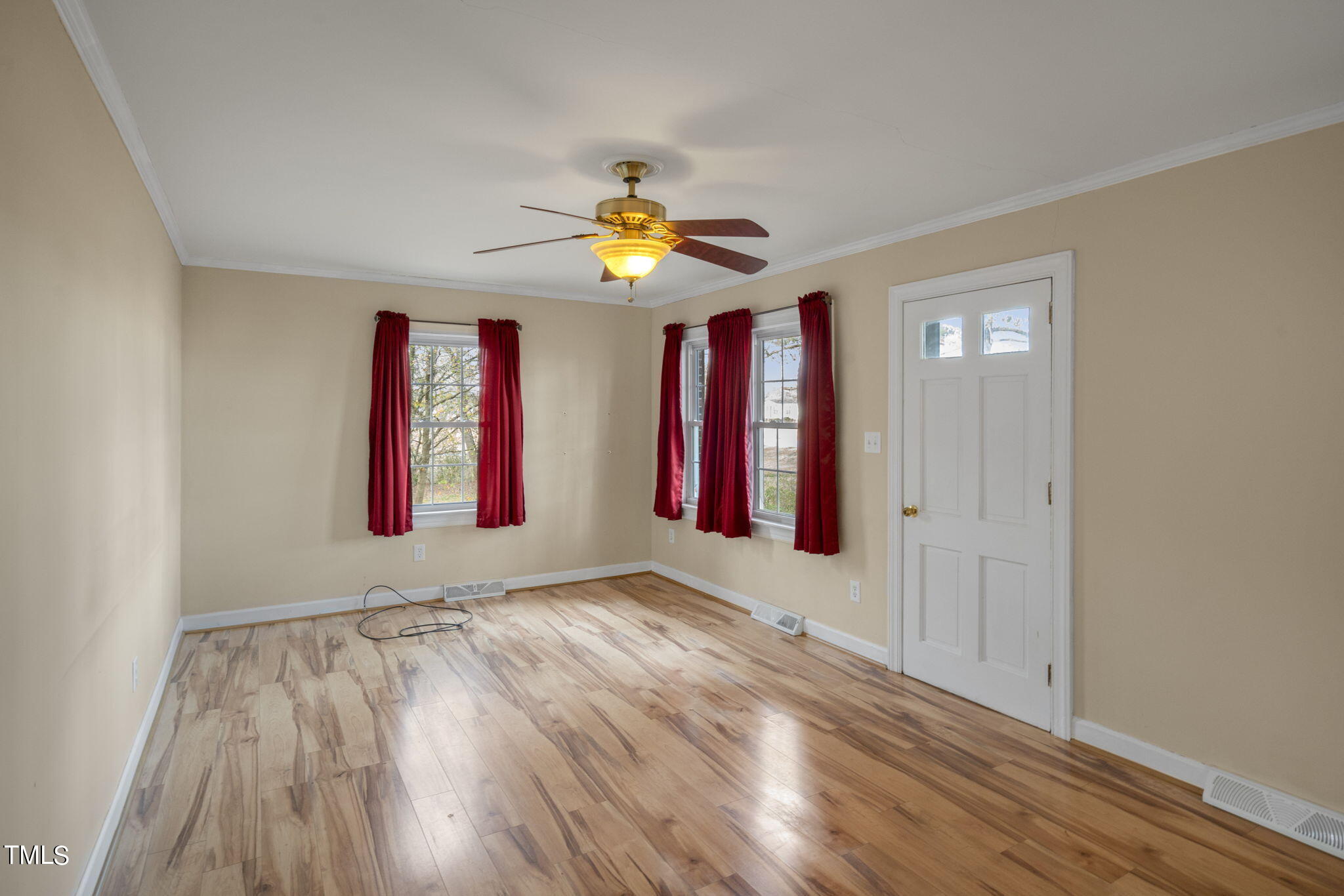 13573 Old Smithfield Road Sims, NC 27880 - Photo 6 of 33 wooden floor in an empty room with a window
