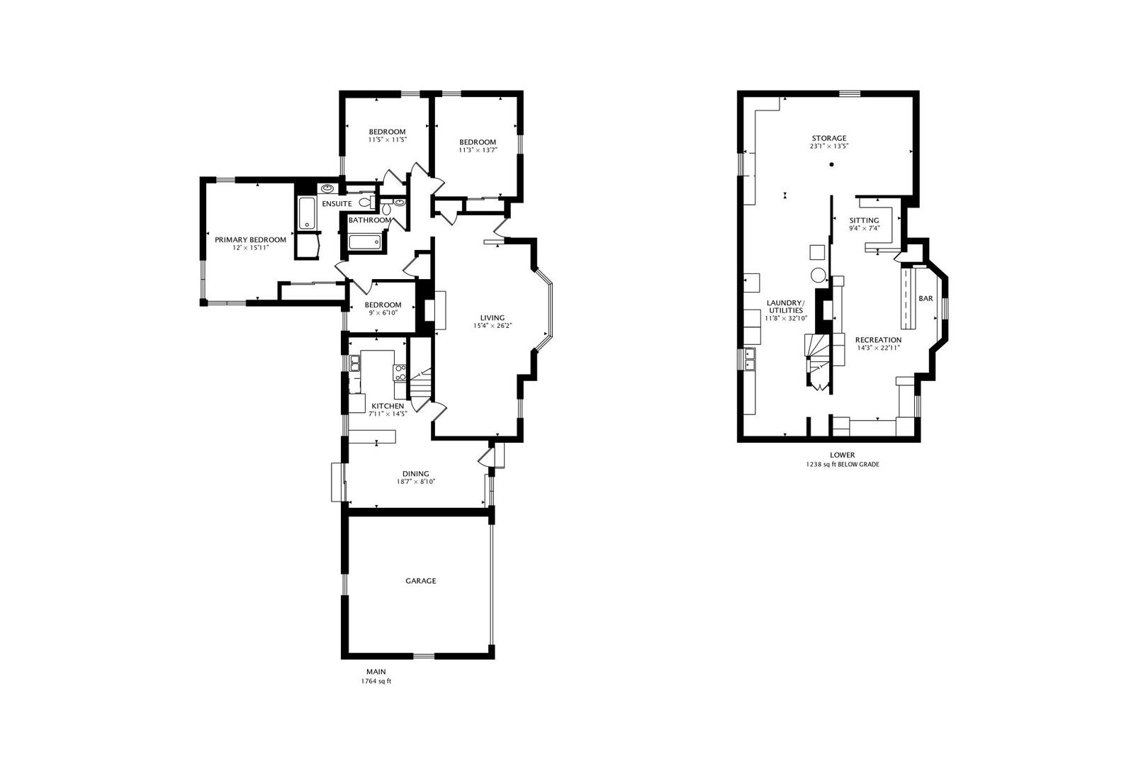 580 North Happ Road Northfield, IL 60093 - Photo 47 of 49 a picture of floor plan