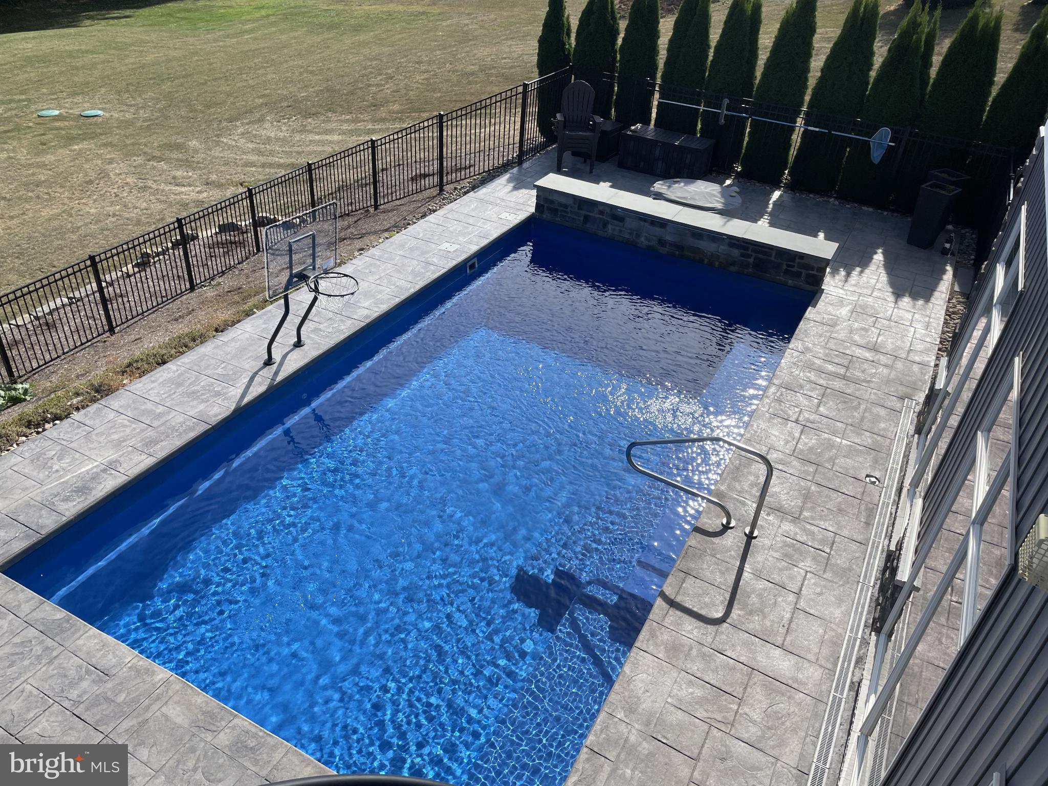 156 Brothers Court Port Matilda, PA 16870 - Photo 13 of 60 Serene backyard oasis with saltwater pool.
