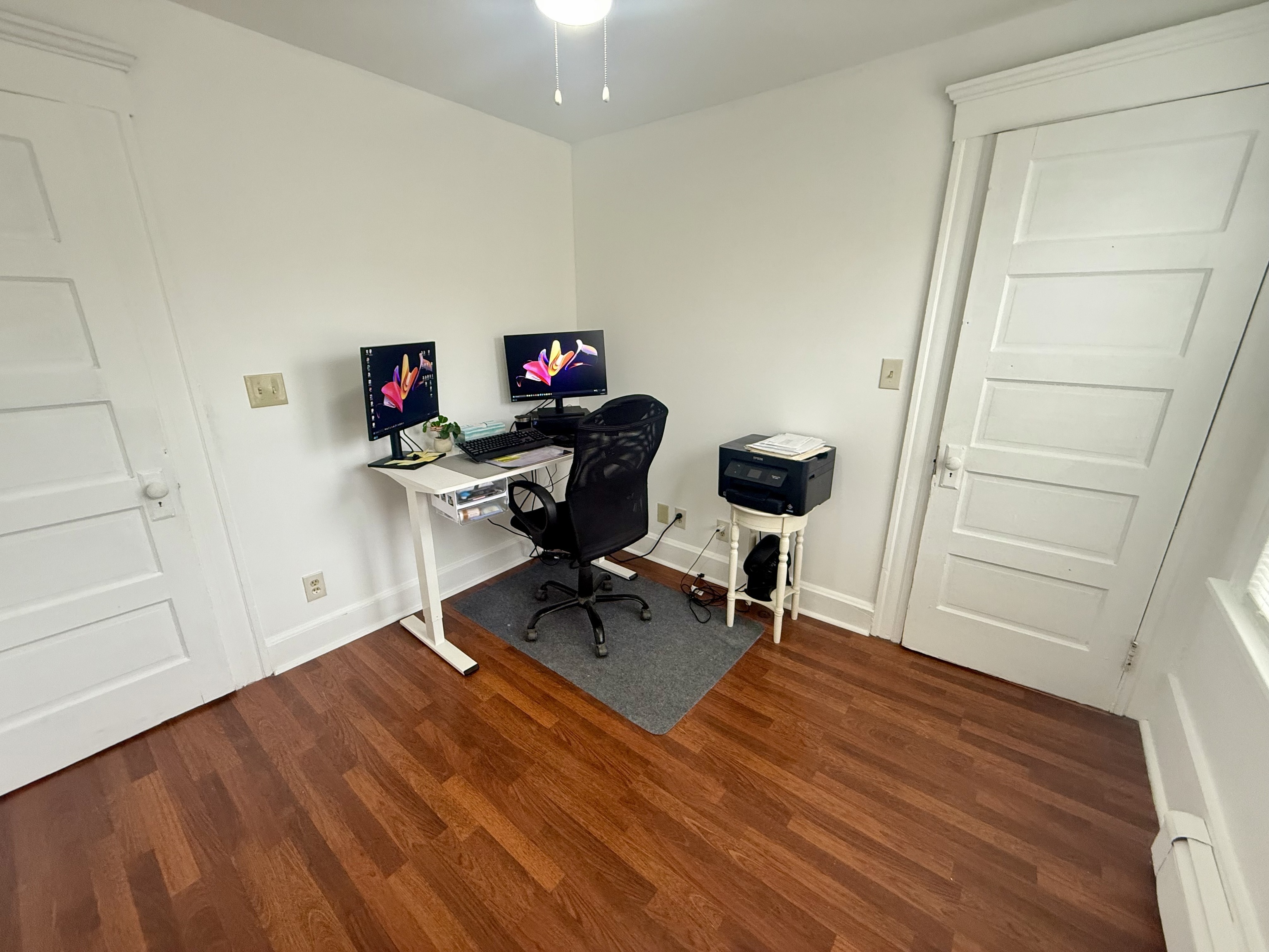 419 Huntington Road Stratford, CT 06614 - Photo 35 of 40 a view of a workspace with furniture and wooden floor