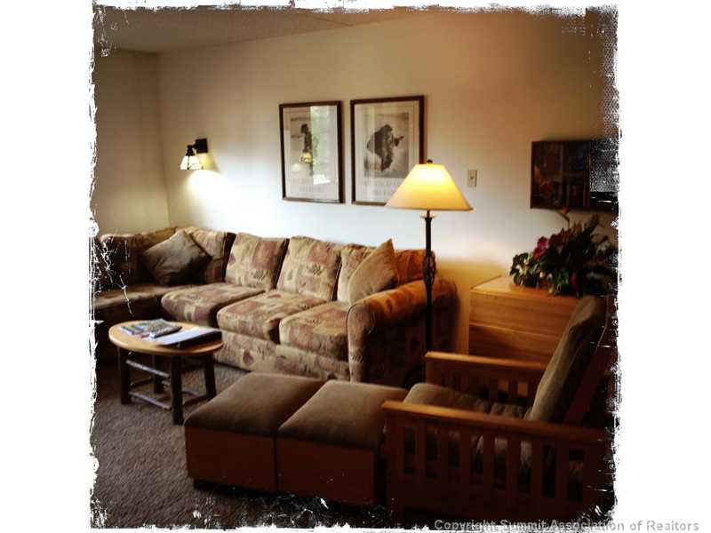 601 Village Road, Unit 101 Breckenridge, CO 80424 - Photo 3 of 12 Living Room.
