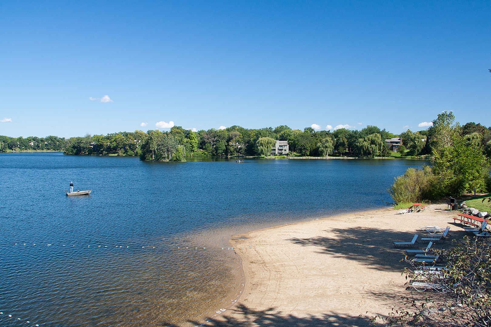 25 B Shoreline Road, Unit C345 Lake Barrington, IL 60010 - Photo 42 of 42 a view of a lake with mountain in background
