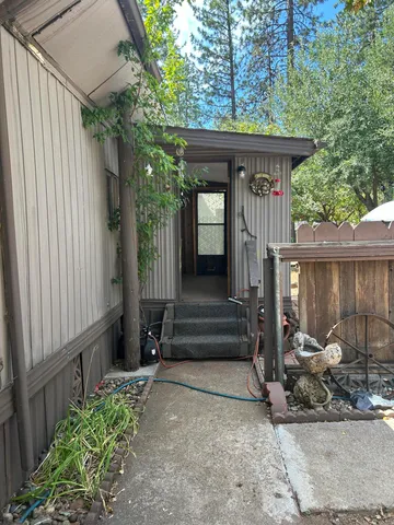 a view of outdoor space and deck