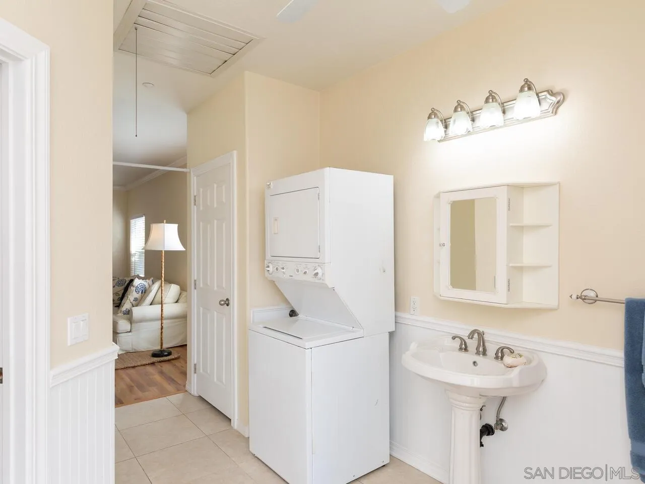 1732 Tavern Road Alpine, CA 91901 - Photo 24 of 60 a bathroom with a sink vanity and a mirror