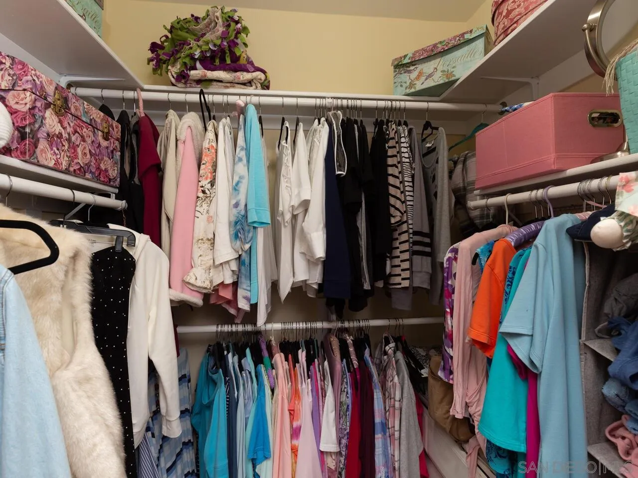 1732 Tavern Road Alpine, CA 91901 - Photo 48 of 60 a view of walk in closet with clothes and shoes