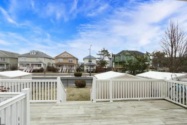 a view of a city from a terrace