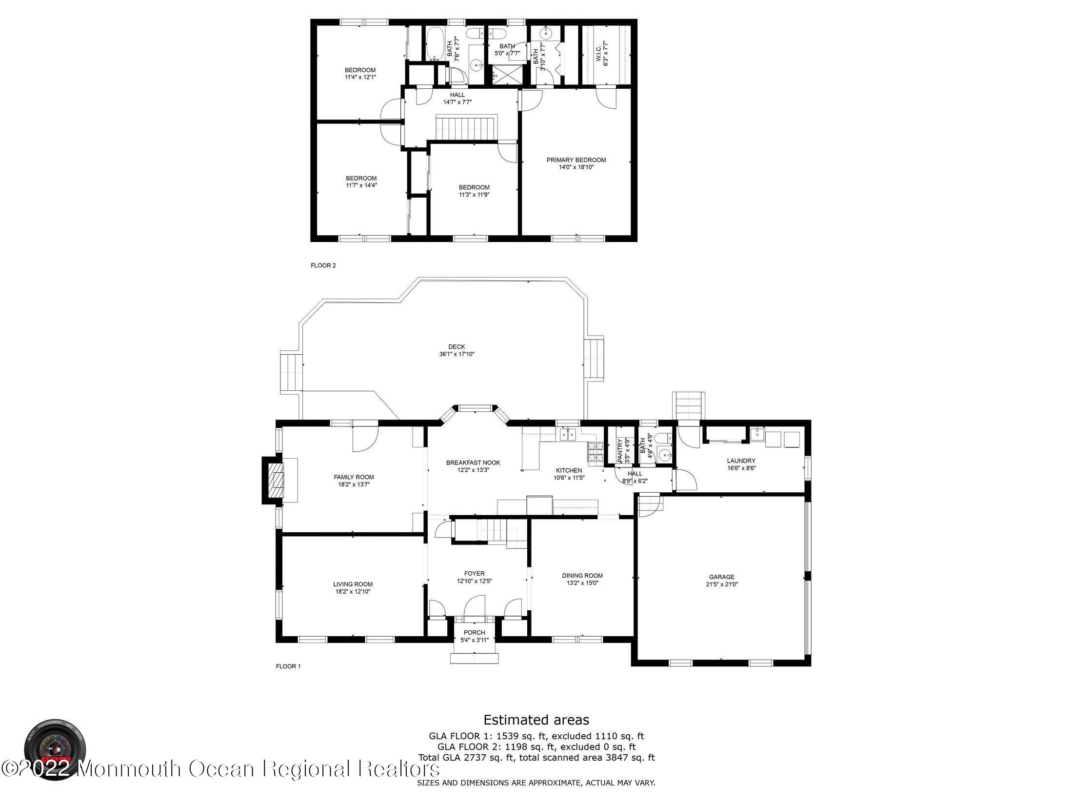 3 Cambridge Road Holmdel, NJ 07733 - Photo 31 of 31 Floor Plans