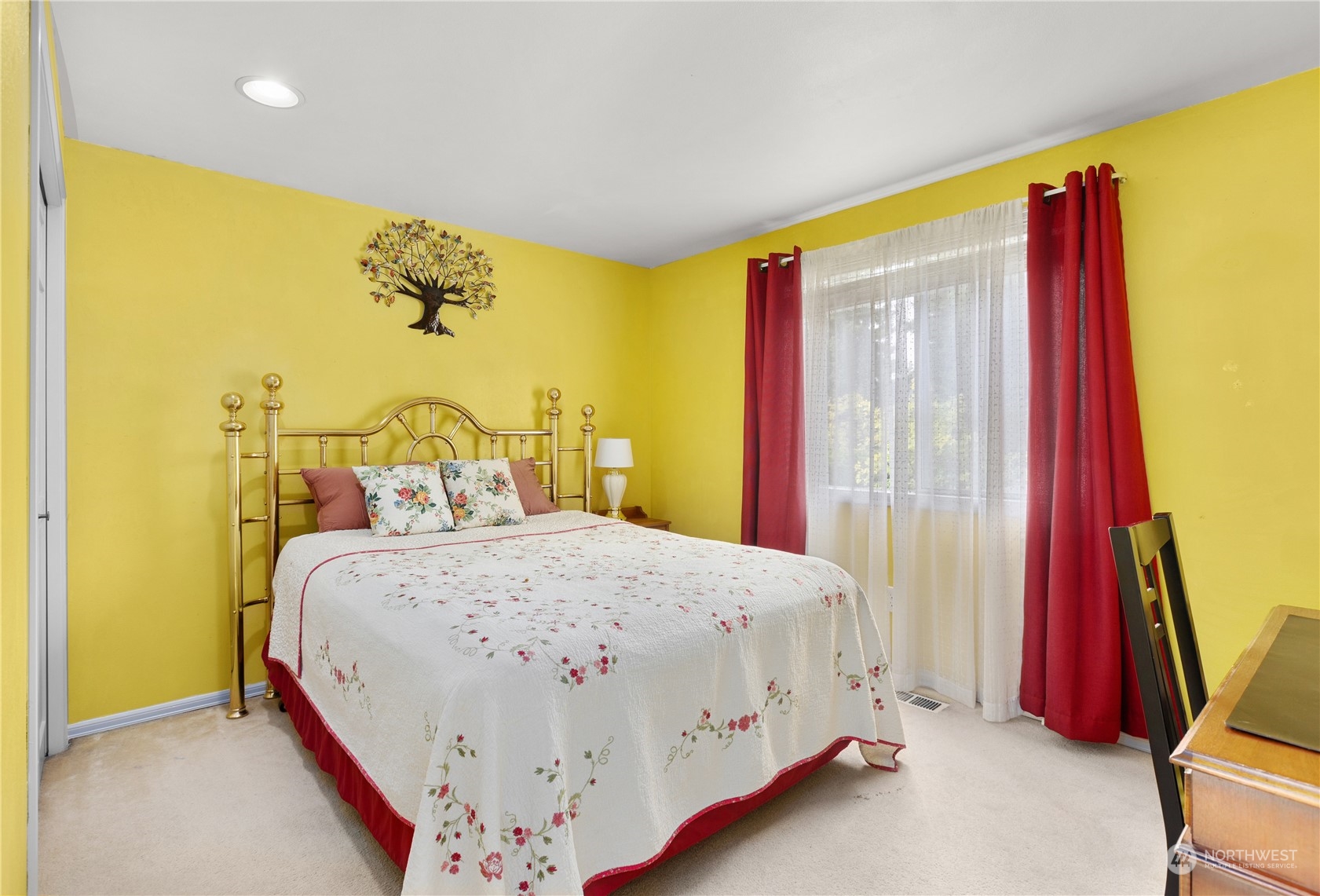 23828 22nd Drive Southeast Bothell, WA 98021 - Photo 21 of 33 a bedroom with a bed and a chandelier