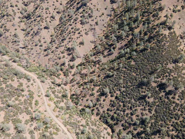 a view of city and mountain