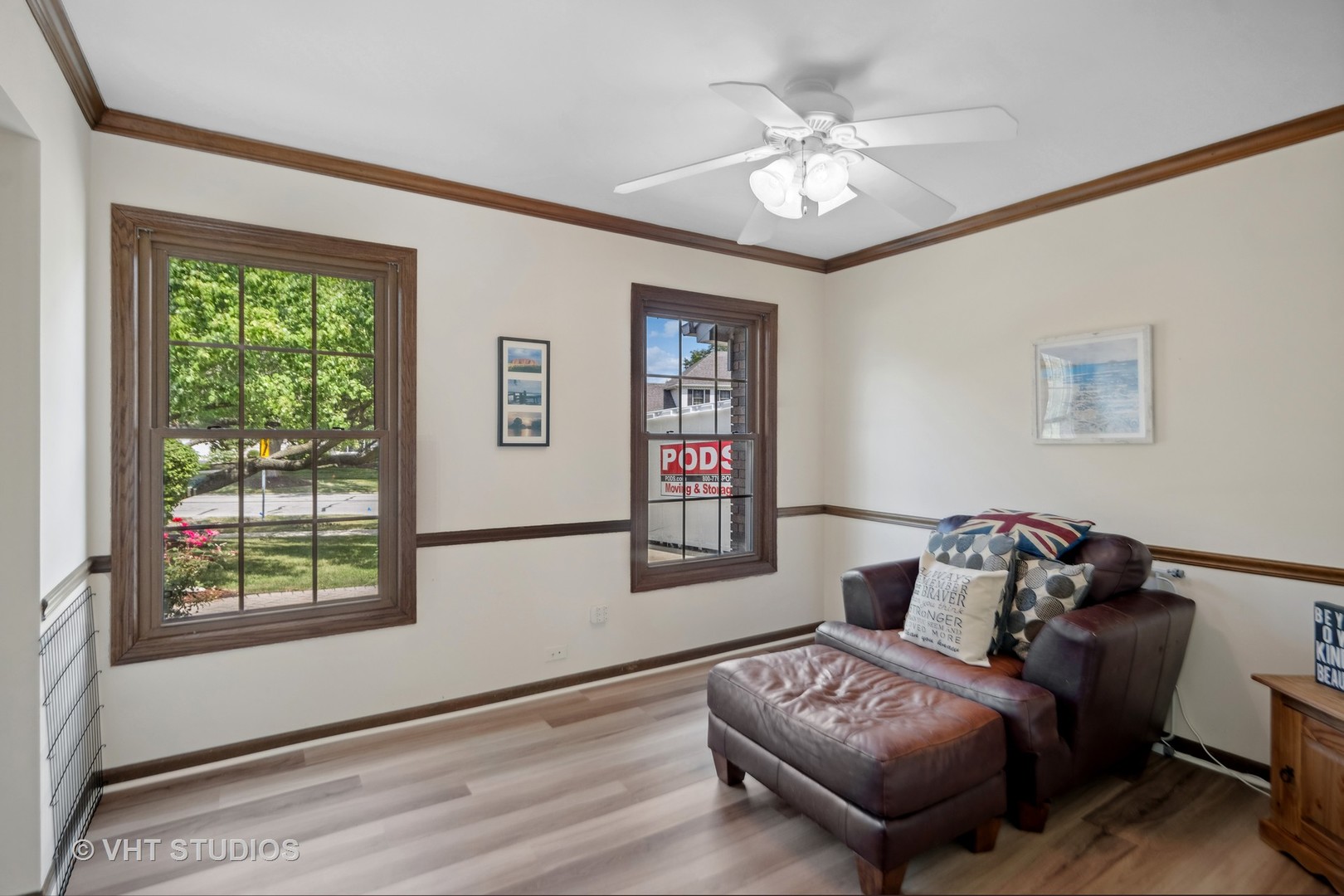 718 Raintree Drive Naperville, IL 60540 - Photo 19 of 41 a living room with furniture and a large window