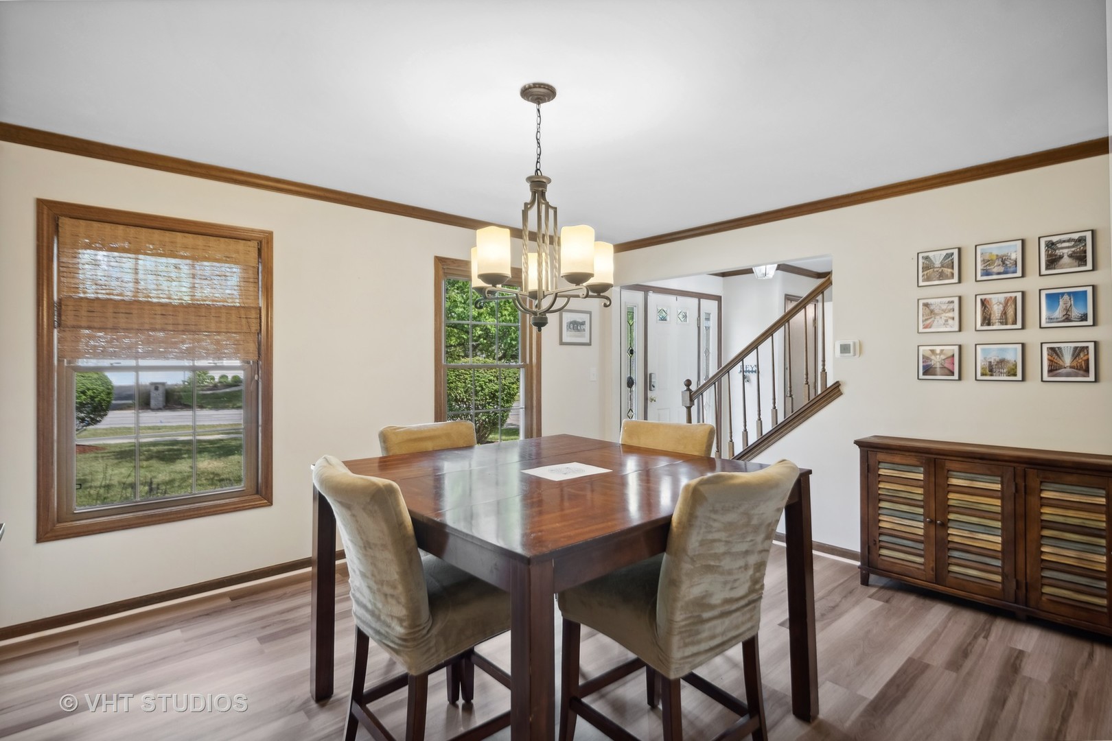718 Raintree Drive Naperville, IL 60540 - Photo 10 of 41 a dining room with furniture window and wooden floor