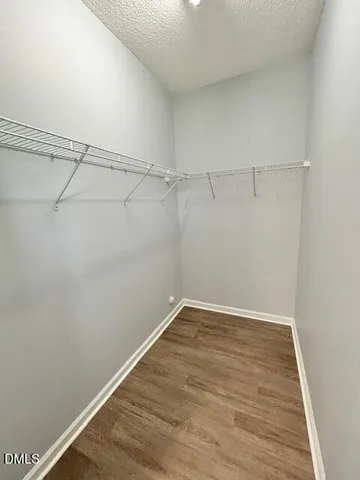 a view of a room with empty racks