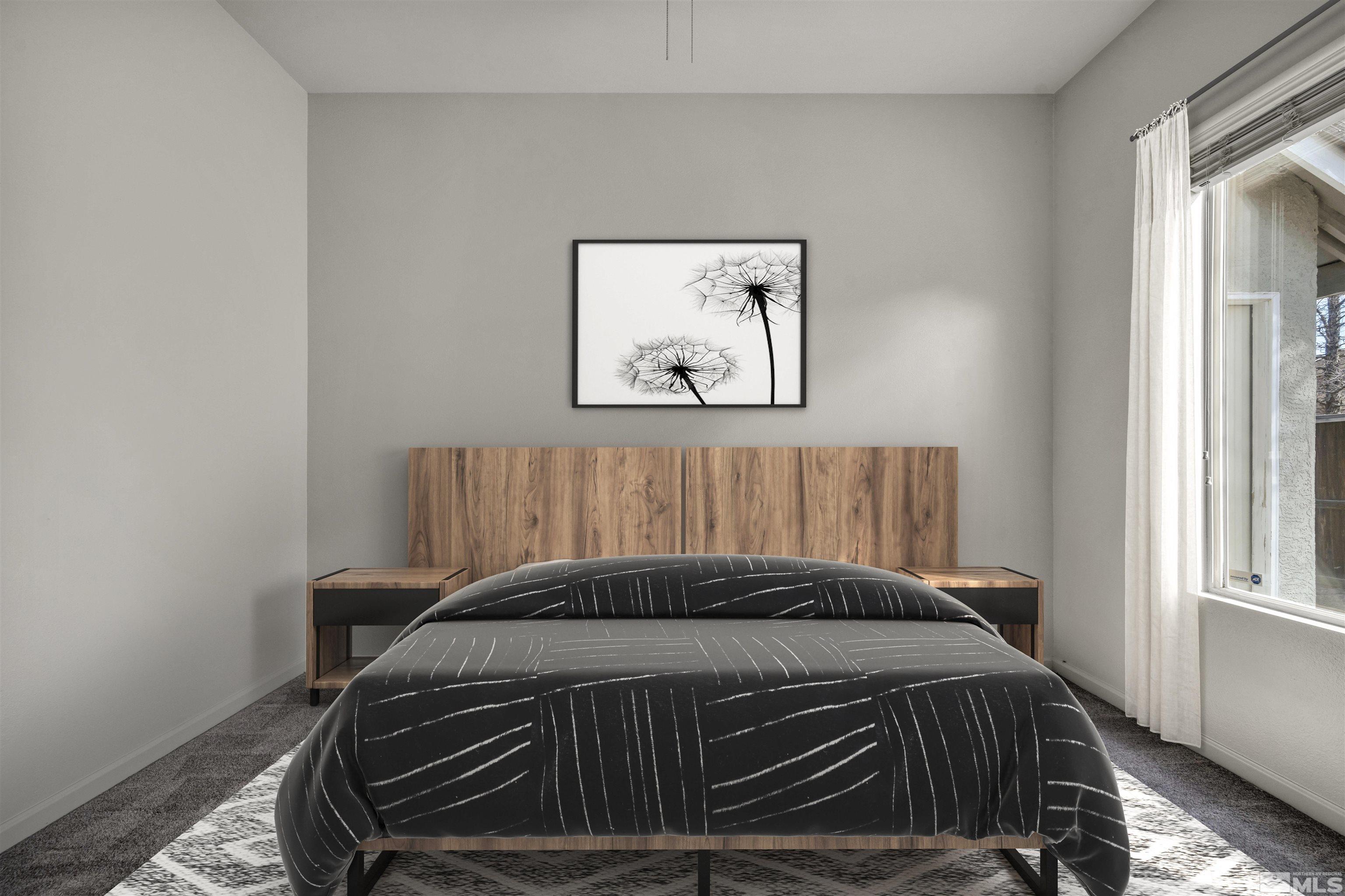 9705 Rolling Rock Court Reno, NV 89521 - Photo 10 of 19 a bedroom with a bed and a window