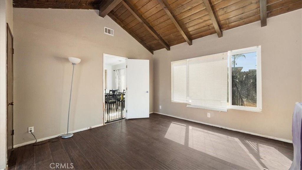 4440 Daniel Drive Riverside, CA 92503 - Photo 13 of 20 a view of an empty room with wooden floor and a window