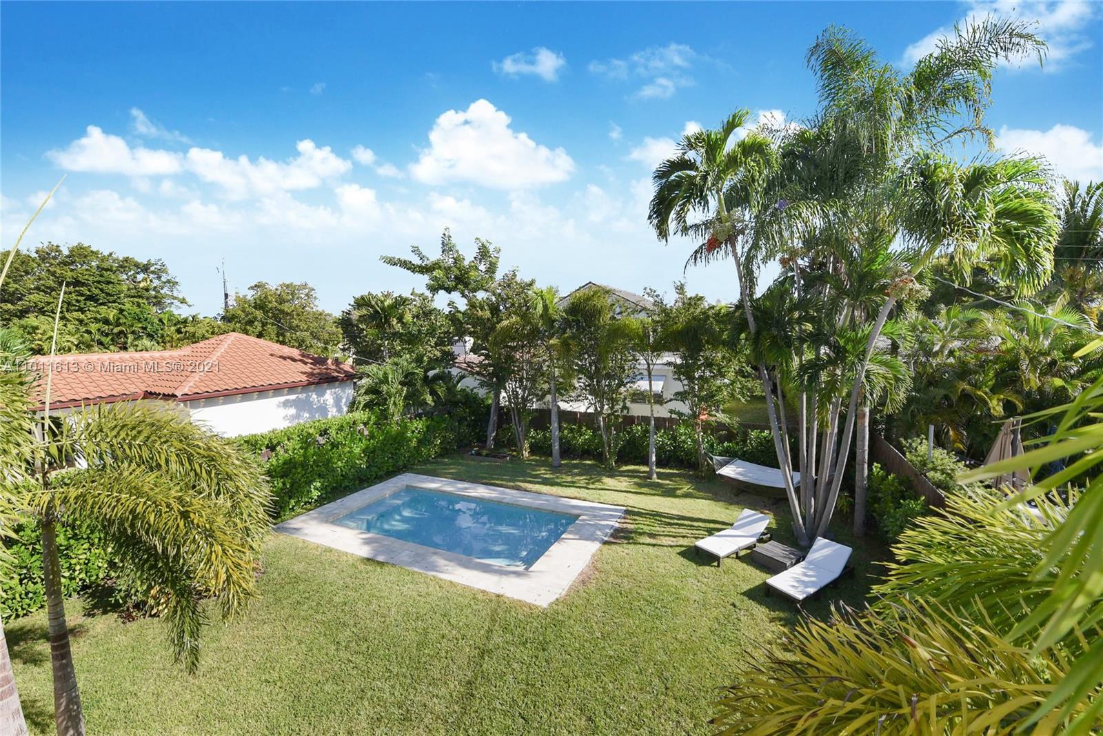 471 Southwest 30th Road Miami, FL 33129 - Photo 26 of 27 Aerial View | Fenced-in Backyard ...photo taken before installing tile walkway