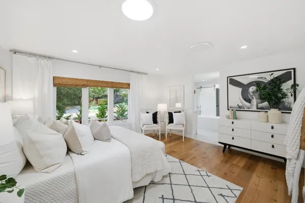 a very nice looking room with a large window