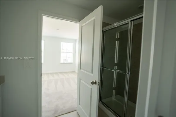 a view of an empty room