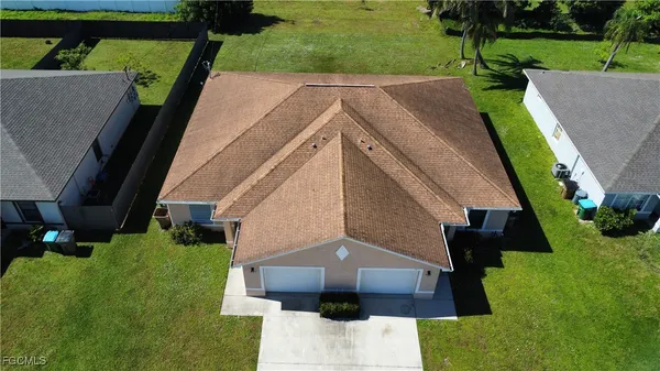 a view of outdoor space and yard