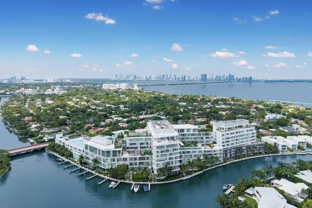 a view of a city with tall buildings