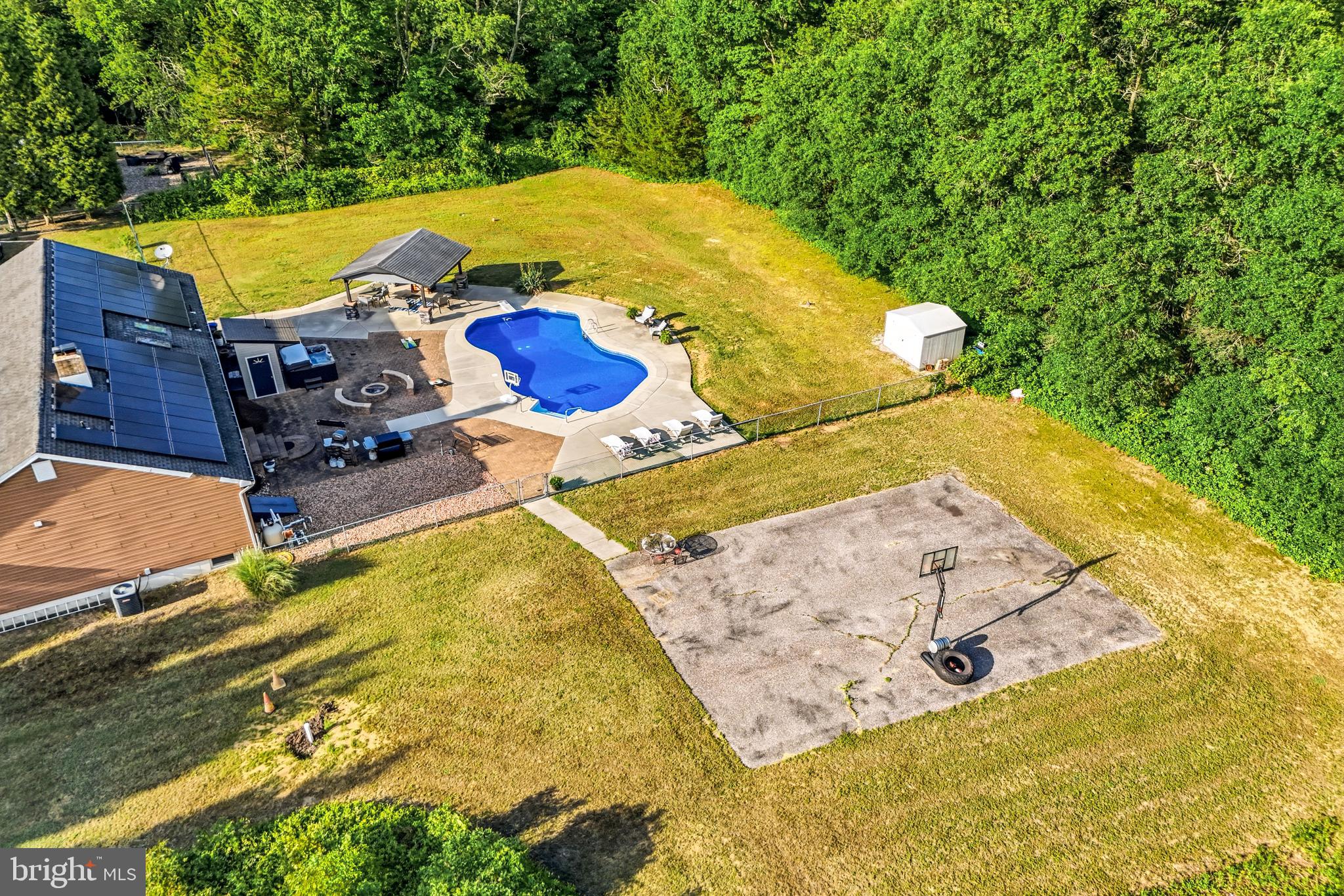 705 Garden Road Pittsgrove, NJ 08318 - Photo 56 of 72 swimming pool view with a seating space