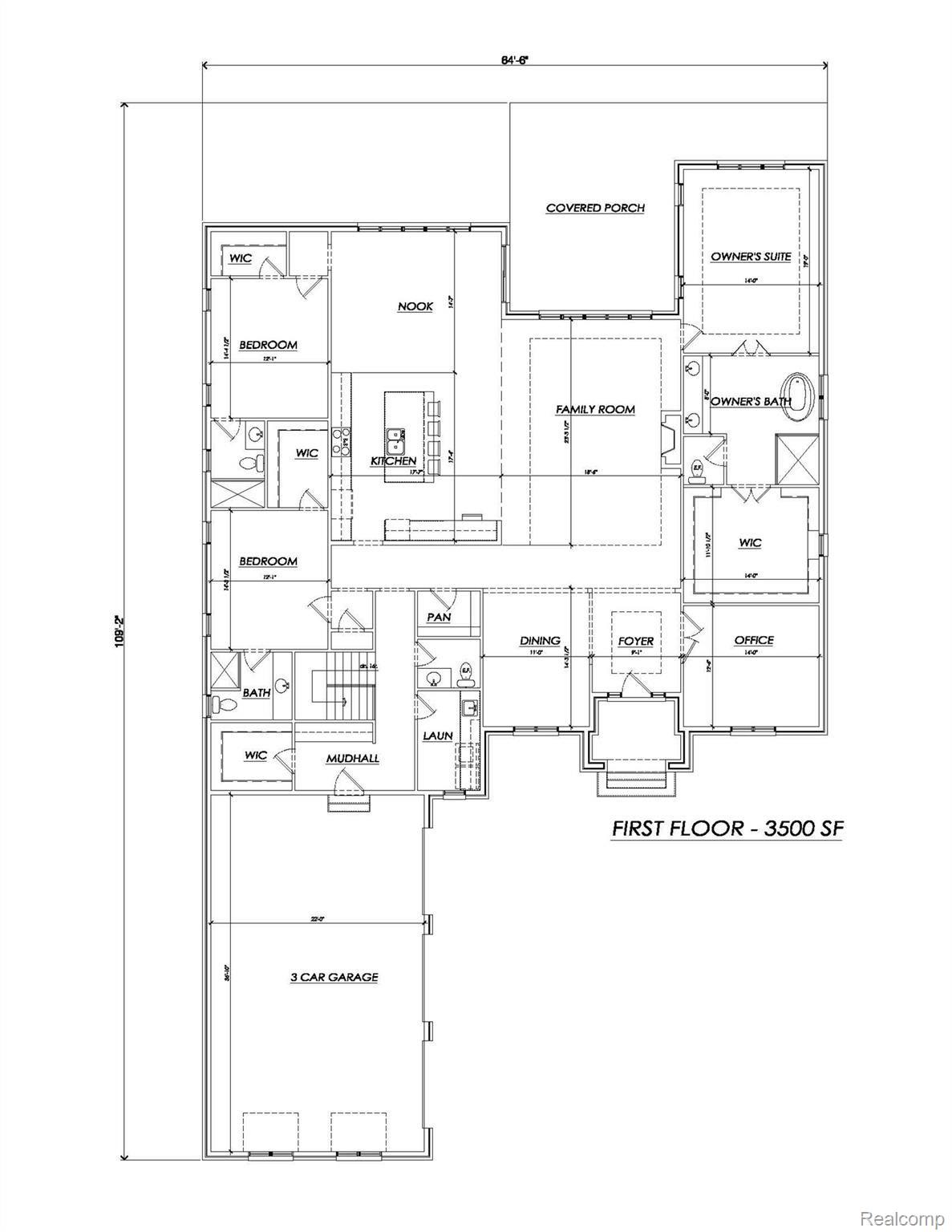 3708 Thatcher Drive Rochester, MI 48309 - Photo 10 of 10 floor plan left.jpg