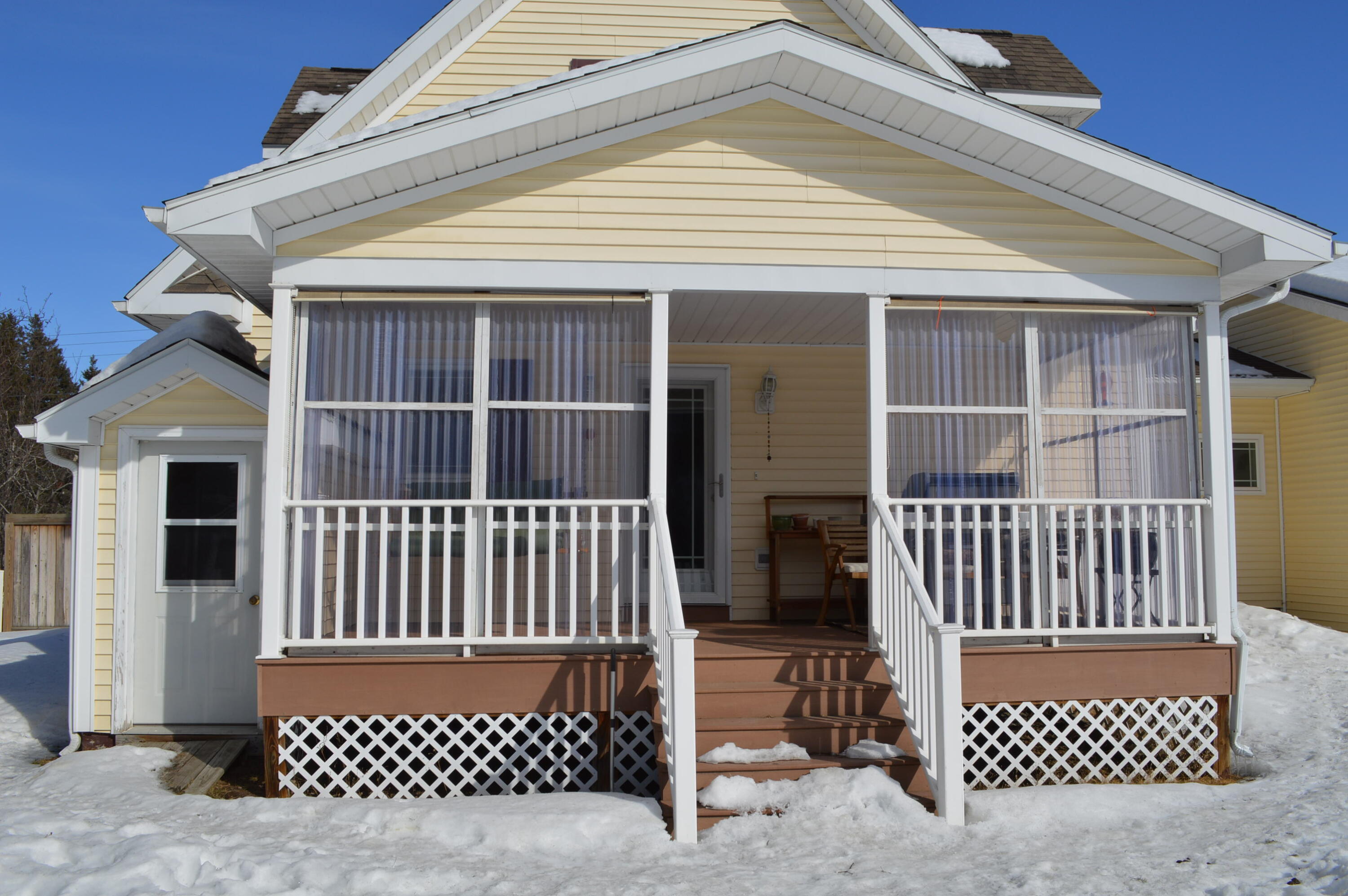 305 Market Street Fort Kent, ME 04743 - Photo 5 of 58 Back porch with removable panel walls