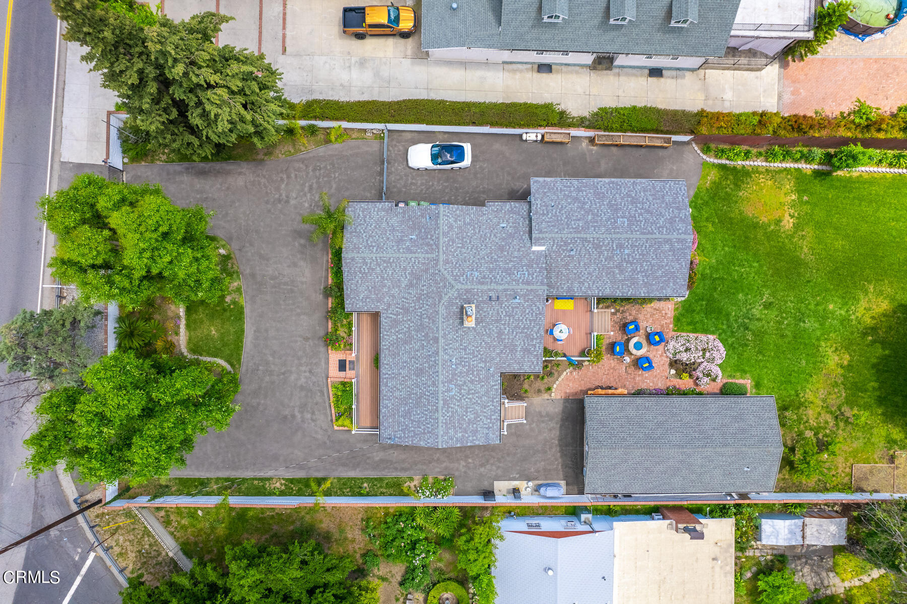 9765 Tujunga Canyon Boulevard Tujunga, CA 91042 - Photo 41 of 51 an aerial view of a house with a yard and a tub