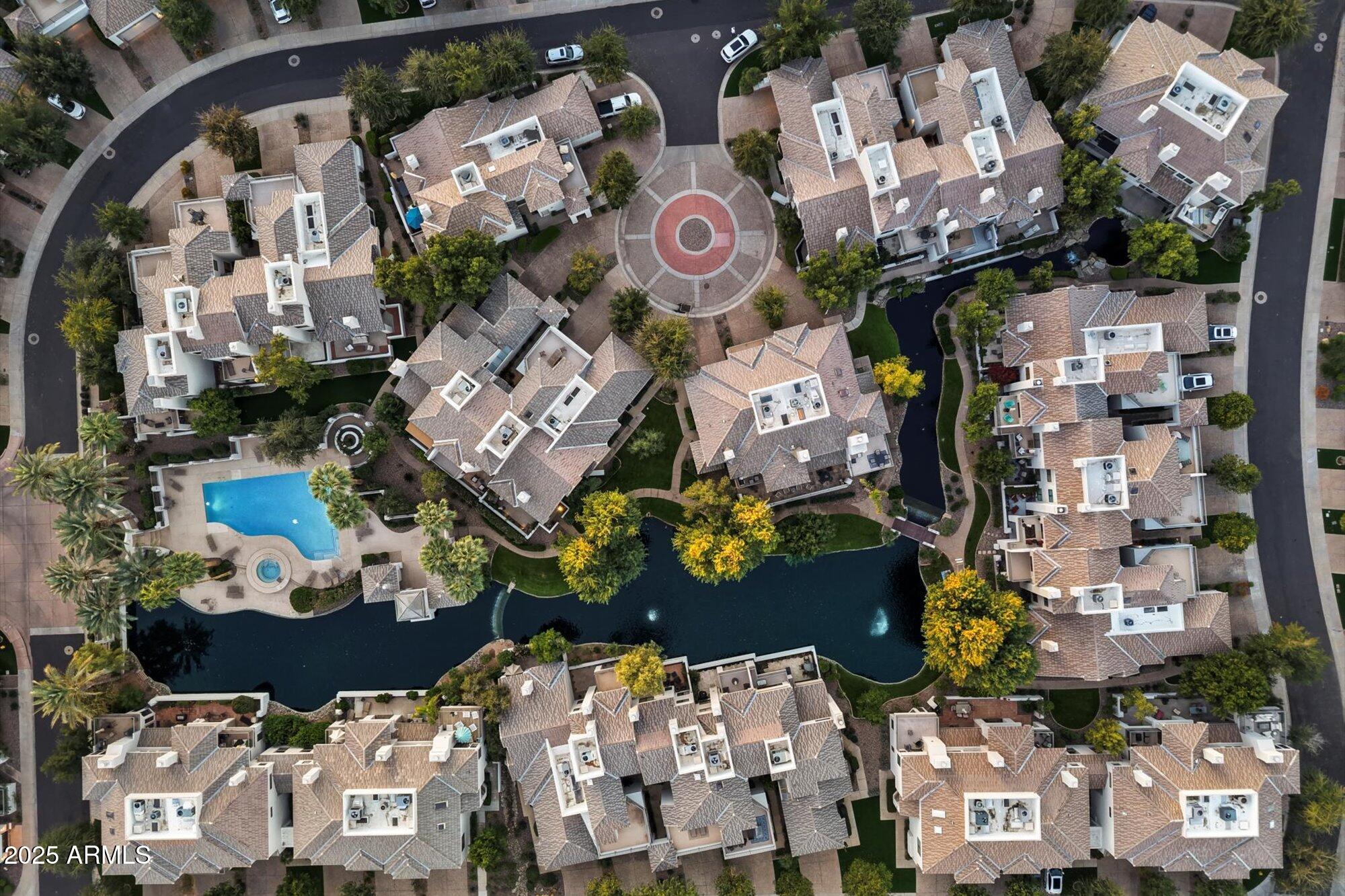 7272 East Gainey Ranch Road, Unit 104 Scottsdale, AZ 85258 - Photo 44 of 45 an aerial view of multi story residential apartment building