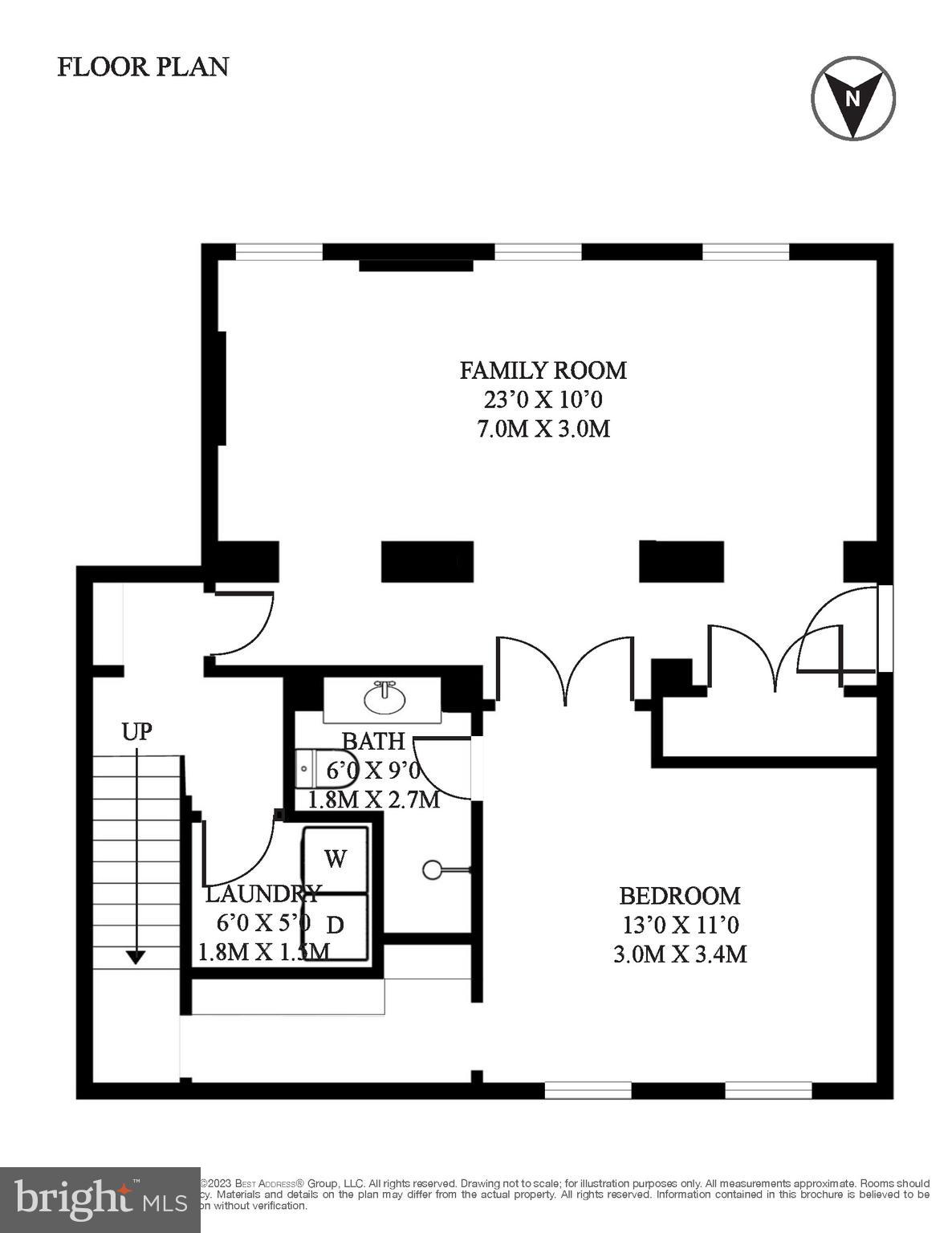 2716 Ordway Street Northwest, Unit 2 Washington, DC 20008 - Photo 50 of 50 Lower Level Floor Plan