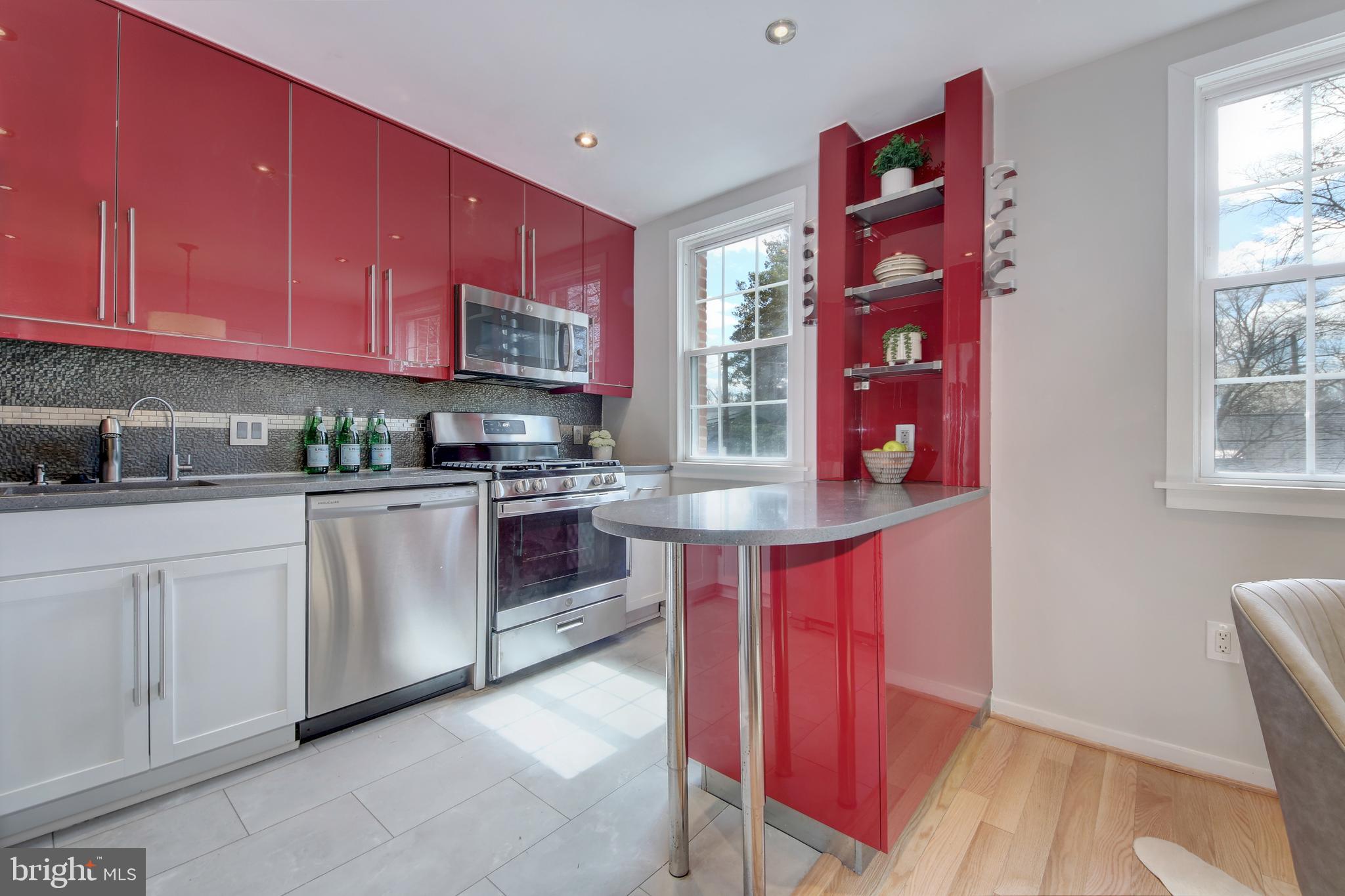 2716 Ordway Street Northwest, Unit 2 Washington, DC 20008 - Photo 8 of 50 Sleek, modern kitchen