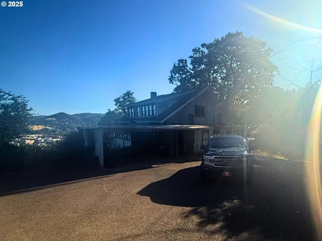 a view of balcony with furniture