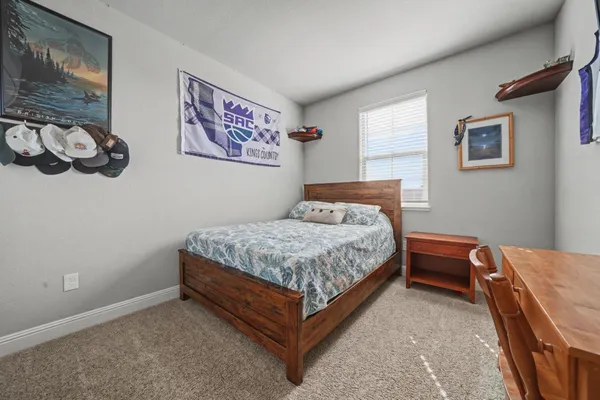 a view of a backyard with a garden