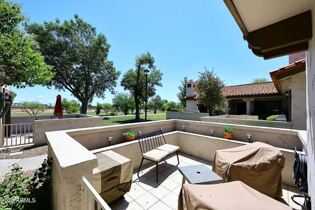 a view of outdoor space yard swimming pool and seating