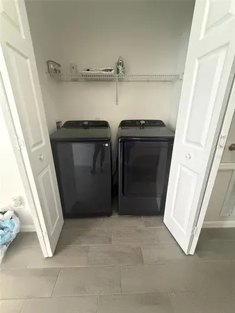 a view of storage and utility room