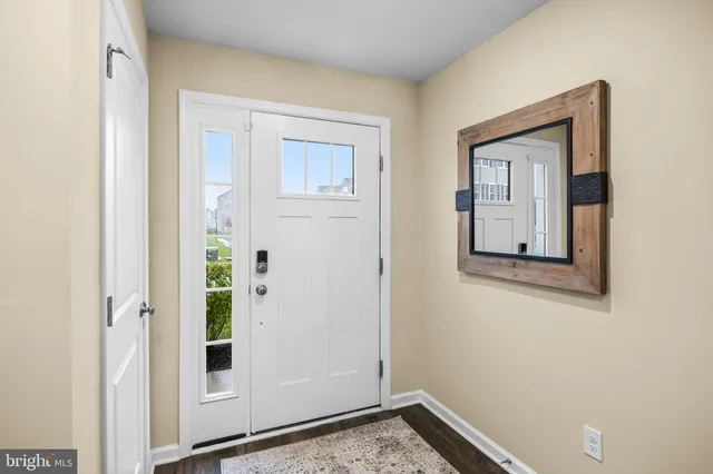 a view of front door