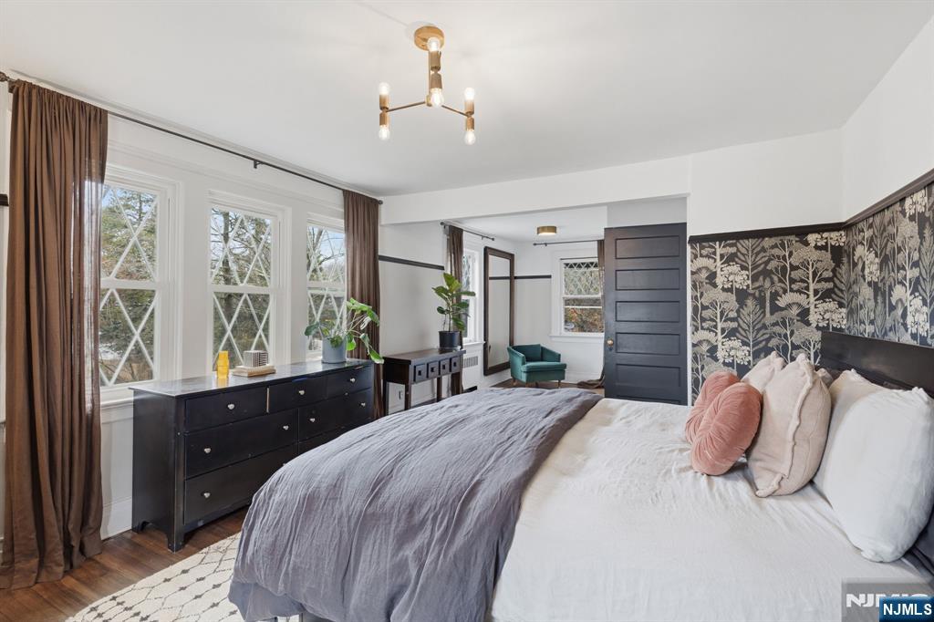 44 Norman Road Montclair, NJ 07043 - Photo 17 of 40 a bedroom with a bed and a large window
