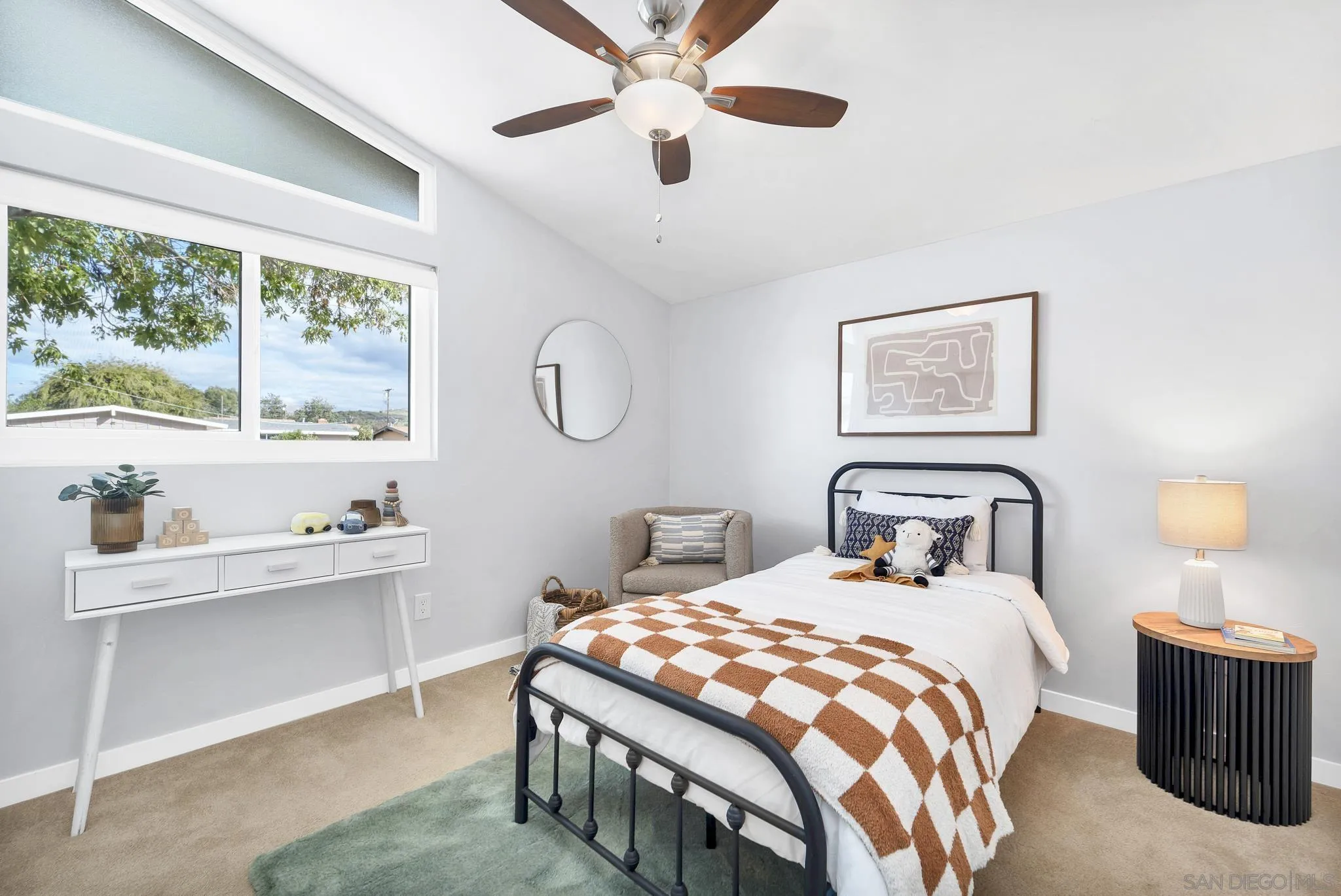 12938 Conley Street Poway, CA 92064 - Photo 18 of 30 a bedroom with a large bed and a window