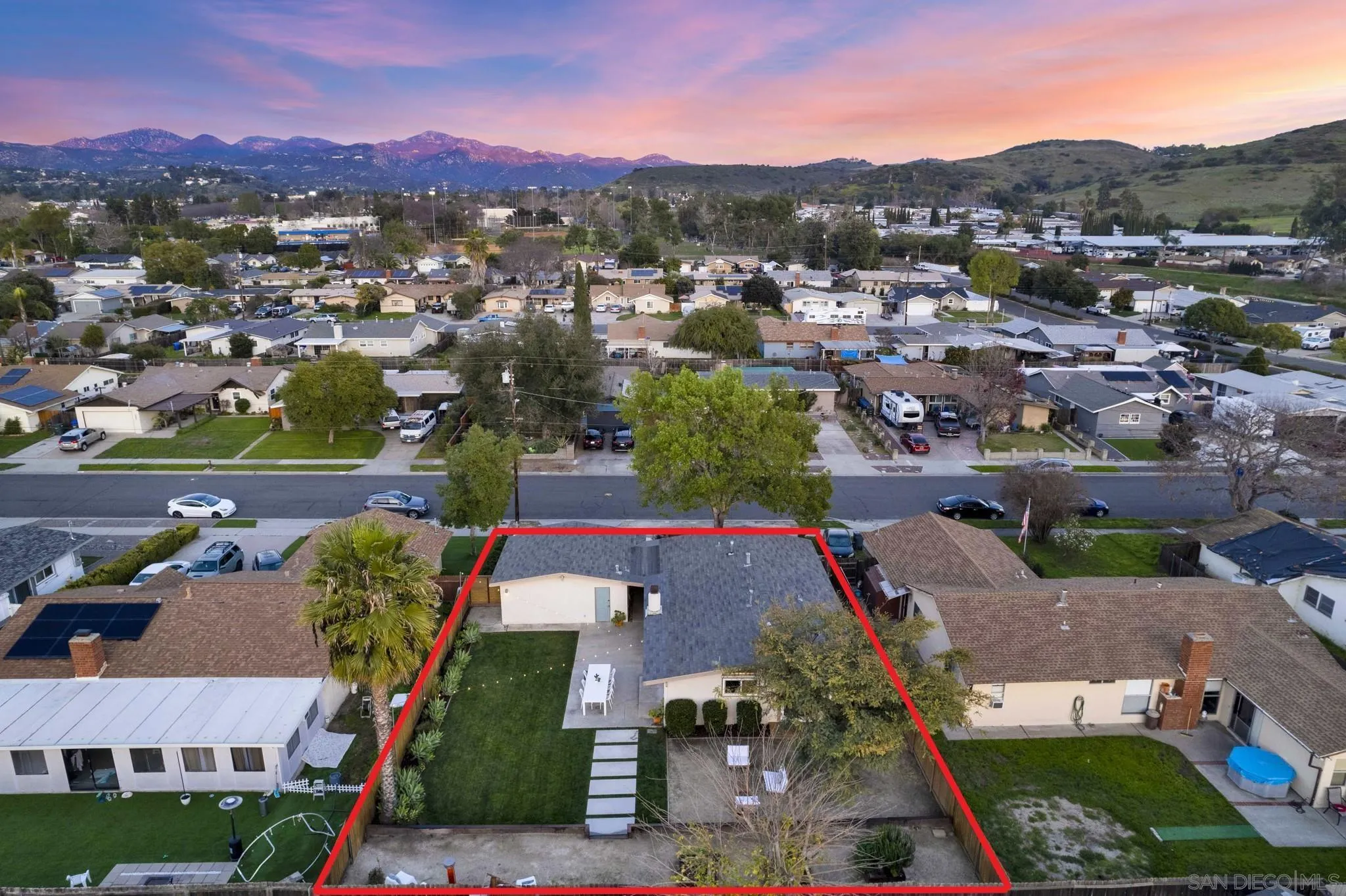 12938 Conley Street Poway, CA 92064 - Photo 28 of 30 an aerial view of residential houses with outdoor space