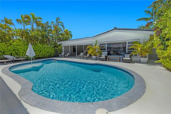 a view of a house with patio