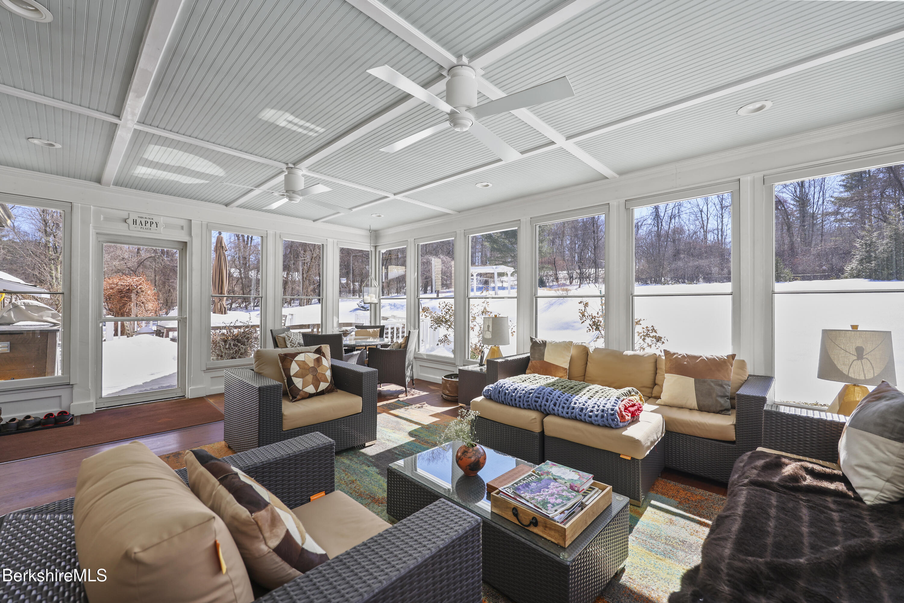 130 East Dugway Road Lenox, MA 01240 - Photo 27 of 89 a living room with furniture and a large window
