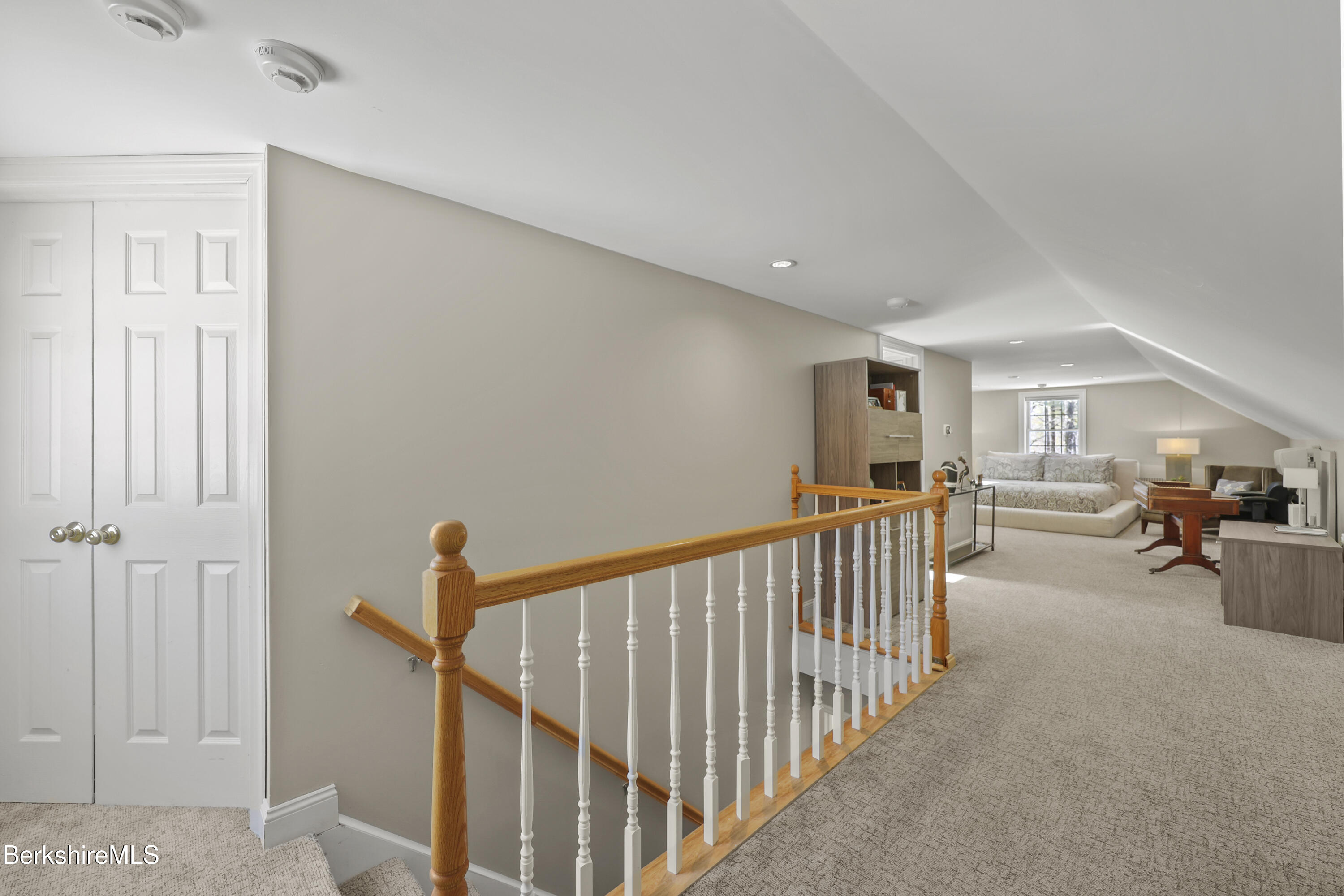 130 East Dugway Road Lenox, MA 01240 - Photo 50 of 89 a view of a hallway with workspace