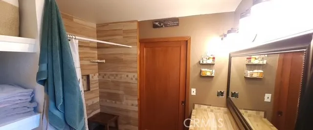 a close view of closet