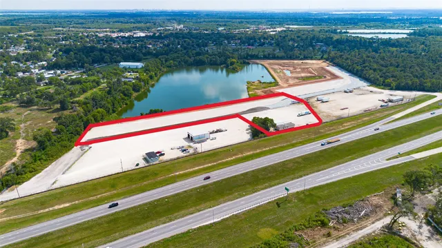 a view of a lake with a mountain view